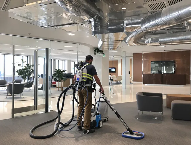 Commercial duct cleaning service by Hudson Air Duct Cleaning in Hudson