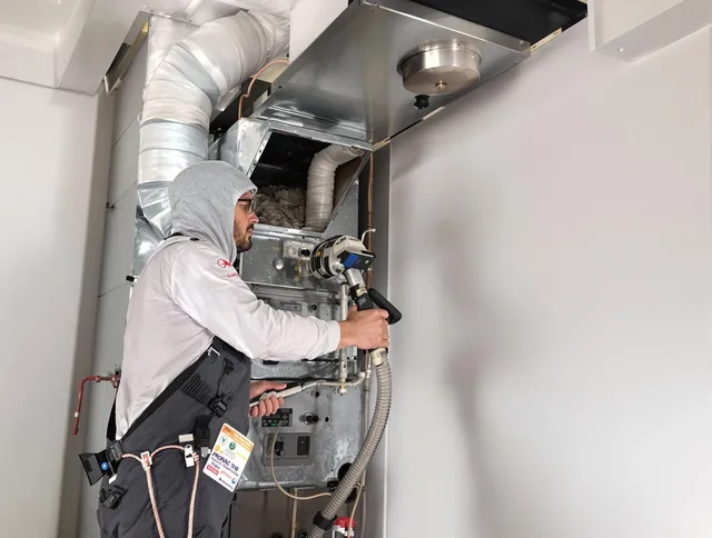 Expert furnace duct cleaning by Hudson Air Duct Cleaning in Hudson
